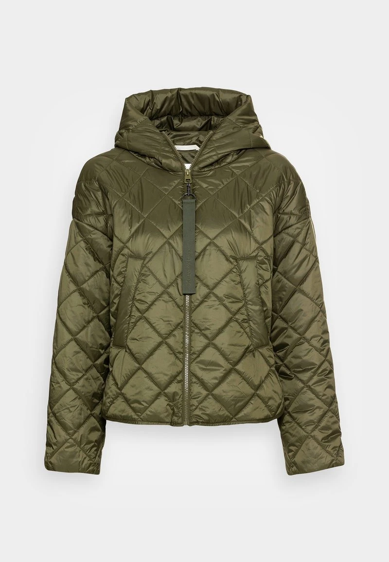 Marc O'Polo CAPE DIAMOND FIX HOOD SIDE SLITS - Übergangsjacke - Olive Grove | Damen 4 Marc O'Polo CAPE DIAMOND FIX HOOD SIDE SLITS - Übergangsjacke - Olive Grove | Damen – Bild 4