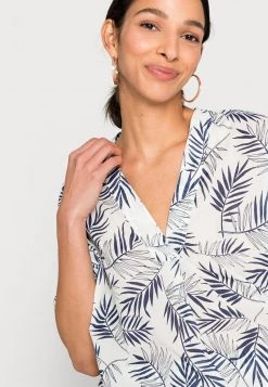 Marc O'Polo BLOUSE SLEEVE DEEP V NECK PRINTED - Bluse - Multi | Damen -Marc O'Polo Verkäufe caca72bbc4a44654a1609cae4676229b