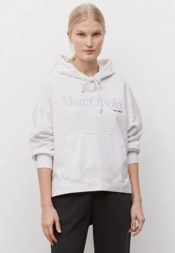 Marc O'Polo Damen NEW LOGO - Kapuzenpullover - White