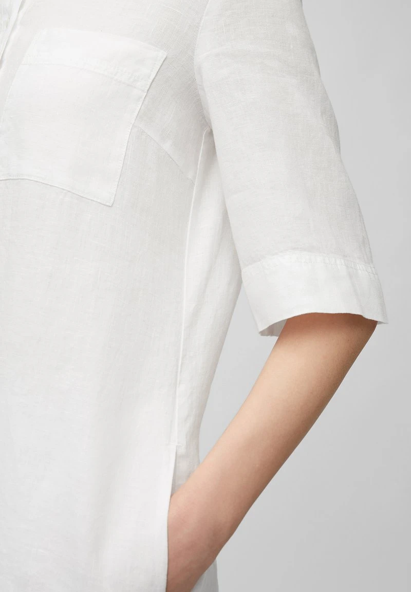 Marc O'Polo Blusenkleid - White Linen | Damen 4 Marc O'Polo Blusenkleid - White Linen | Damen – Bild 4