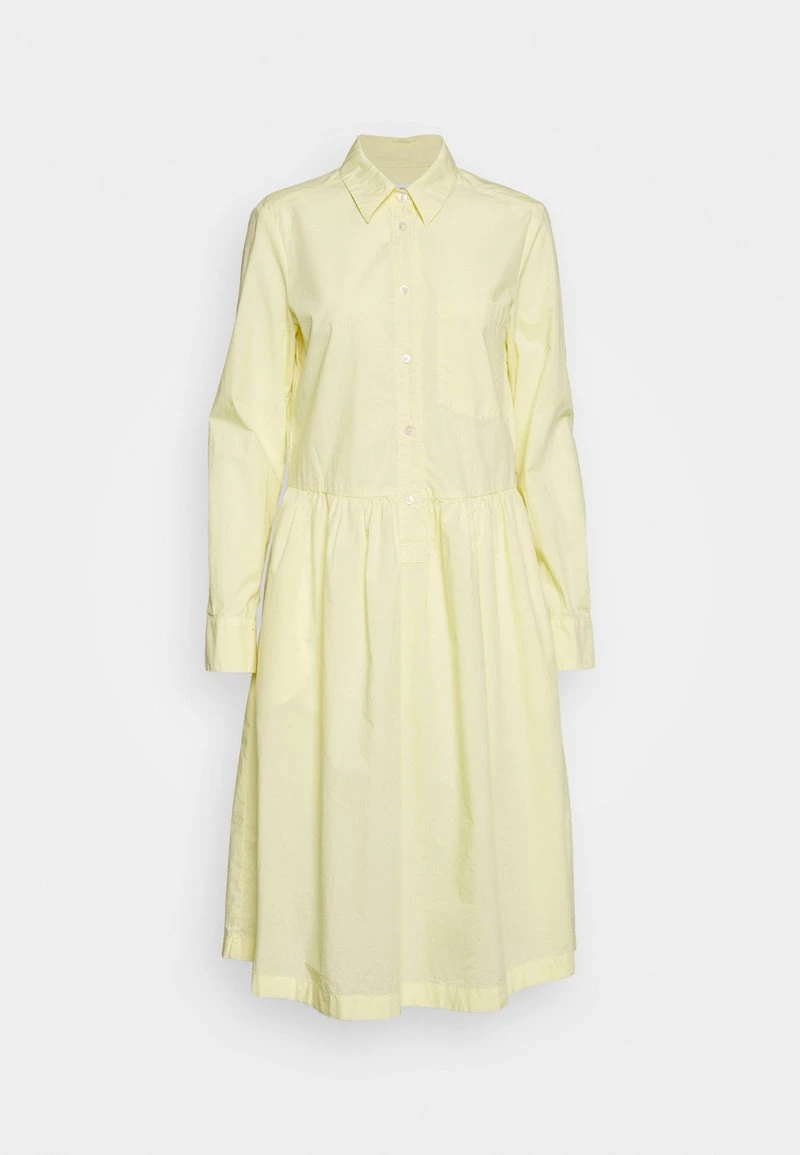 Marc O'Polo Damen DRESS SHIRT LONG CUFFED - Blusenkleid - Lemon Sorbet 1 Marc O'Polo Damen DRESS SHIRT LONG CUFFED - Blusenkleid - Lemon Sorbet