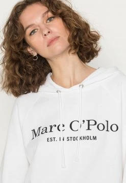 Marc O'Polo RAGLAN SLEEVE HOODED - Sweatshirt - Paper White | Damen -Marc O'Polo Verkäufe cec51c8c2f9b4b7796ea6534c797d005
