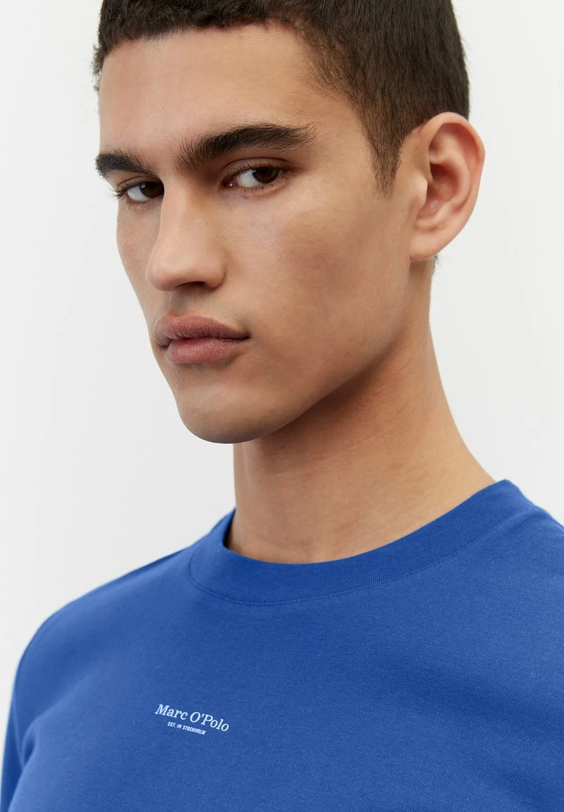 Marc O'Polo T-Shirt Basic - Belle Blue | Herren 4 Marc O'Polo T-Shirt Basic - Belle Blue | Herren – Bild 4