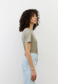 Marc O'Polo T-Shirt Basic - Herbal Steam | Damen -Marc O'Polo Verkäufe d00a7bcb7cb14066a31bae591c763668