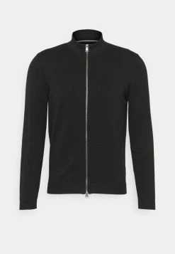 Marc O'Polo TRAINER WITH ZIP - Strickjacke - Black | Herren -Marc O'Polo Verkäufe d044806ccf88443ba2d40b68dd6dac58
