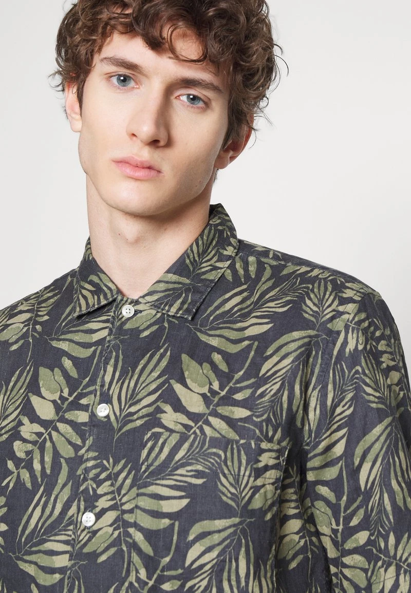 Marc O'Polo SLIT AT SIDE SEAM - Hemd - Multi/olive | Herren 4 Marc O'Polo SLIT AT SIDE SEAM - Hemd - Multi/olive | Herren – Bild 4