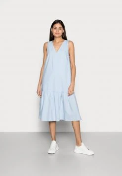 Marc O'Polo MIDI DRESS - Freizeitkleid - Light Blue | Damen