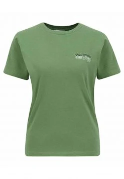 Marc O'Polo SHORT SLEEVE PLACED PRINT - T-Shirt Print - Khaki | Damen