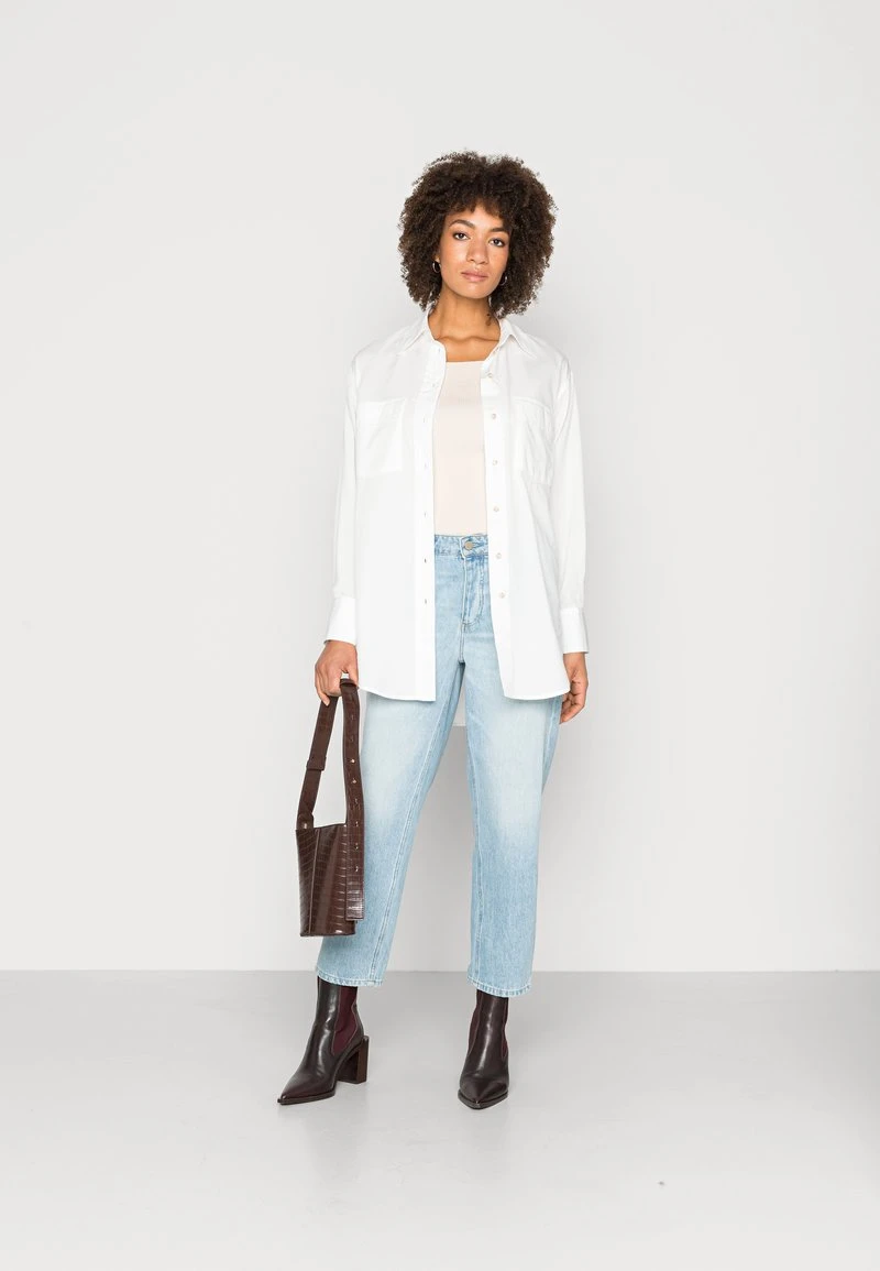 Marc O'Polo BLOUSE LONG SLEEVE KENT COLLAR - Bluse - Salty White | Damen 2 Marc O'Polo BLOUSE LONG SLEEVE KENT COLLAR - Bluse - Salty White | Damen – Bild 2