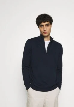 Marc O'Polo TROYER WITH ZIP - Strickpullover - Total Eclipse | Herren -Marc O'Polo Verkäufe d4e5d623fbce4cc18f01a676e28fea72