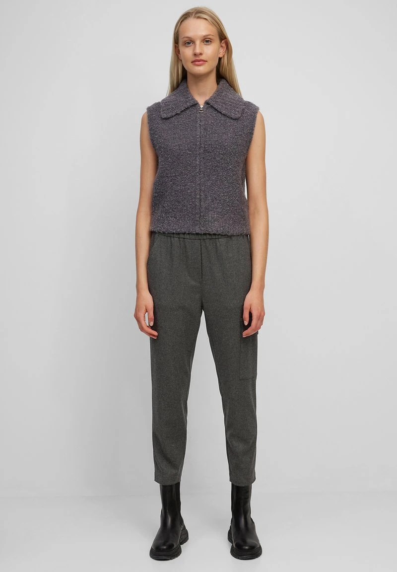 TAILORED JOGG-PANTS AUS VISKOSE-WOLLE-MIX - Cargohose - deep stone melange Marc O'Polo TAILORED JOGG-PANTS AUS VISKOSE-WOLLE-MIX - Cargohose - Deep Stone Melange | Damen -Marc O'Polo Verkäufe d68d5692b23344d79f3acd21b54e8591