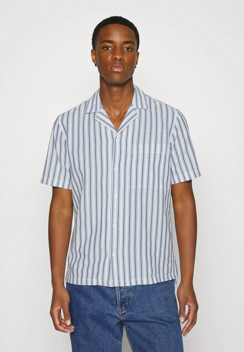 Marc O'Polo SHORT SLEEVE - Hemd - Multi/egg White | Herren 1 Marc O'Polo SHORT SLEEVE - Hemd - Multi/egg White | Herren