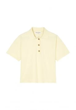 Marc O'Polo Damen Poloshirt - Bleached Vanilla