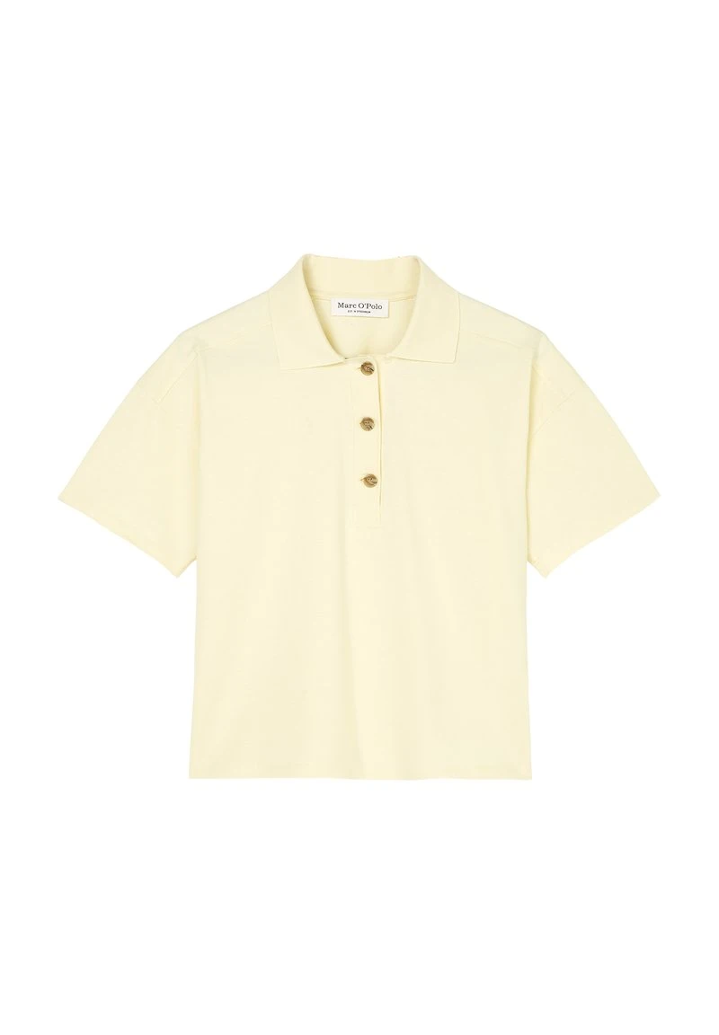 Marc O'Polo Damen Poloshirt - Bleached Vanilla 1 Marc O'Polo Damen Poloshirt - Bleached Vanilla