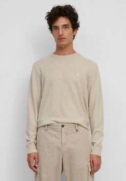 Marc O'Polo HOCHWERTIGER MIX - Strickpullover - Linen White | Herren