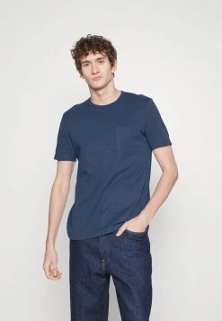 Marc O'Polo Herren SHORT SLEEVE CREW NECK CHEST POCKET PLACED - T-Shirt Basic - Moon Stone