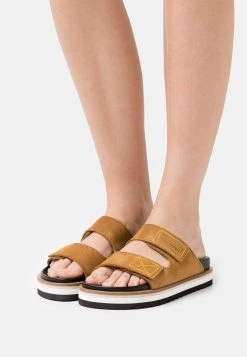 Marc O'Polo ANDREA - Pantolette Flach - Cognac | Damen