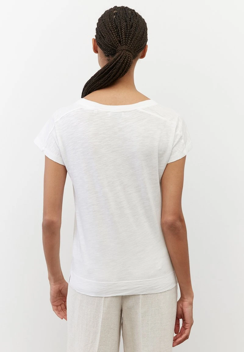 T-Shirt basic - white Marc O'Polo T-Shirt Basic - White | Damen -Marc O'Polo Verkäufe d7e3fa5febc74e9b9ceaa6527b8be4d2