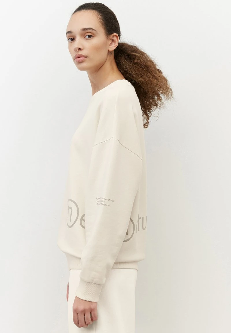 Marc O'Polo MIT ERDPIGMENTEN GEFÄRBT - Sweatshirt - White Cotton | Damen 3 Marc O'Polo MIT ERDPIGMENTEN GEFÄRBT - Sweatshirt - White Cotton | Damen – Bild 3