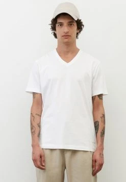Marc O'Polo Herren IN SOFT TOUCH QUALITÄT - T-Shirt Basic - White