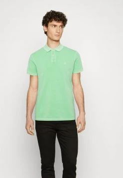 Marc O'Polo SHORT SLEEVE RIB DETAILS SLITS AT HEM - Poloshirt - Luminous Green | Herren