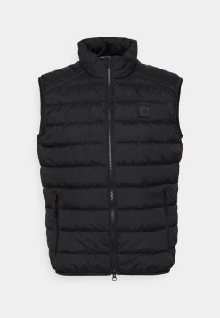 Marc O'Polo VEST REGULAR FIT STAND UP COLLAR VISLON - Weste - Black | Herren