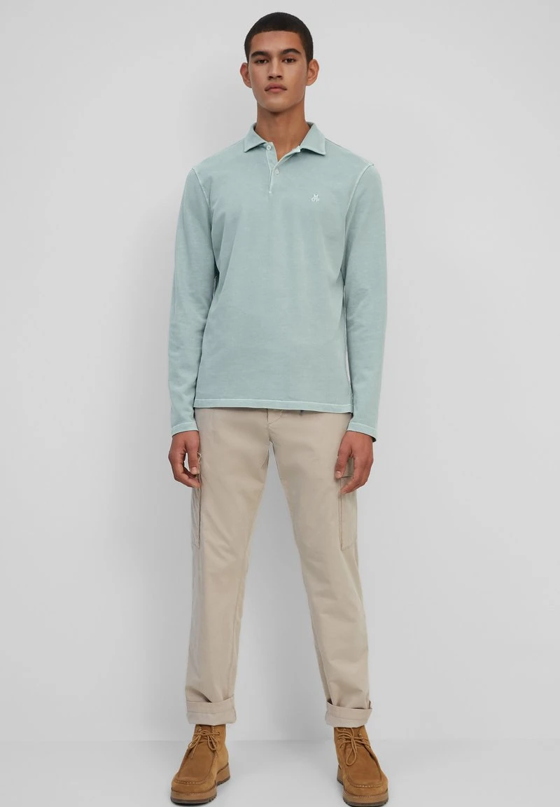 Marc O'Polo LONG SLEEVE BUTTON PLACKET - Poloshirt - Fermented Fern | Herren 2 Marc O'Polo LONG SLEEVE BUTTON PLACKET - Poloshirt - Fermented Fern | Herren – Bild 2