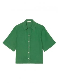 Marc O'Polo WAISTED POLO SHAPE SHORT SLEEVE PATCHED - Hemdbluse - Preppy Green | Damen -Marc O'Polo Verkäufe dabc553cdf504a9fae8c177cde095edc