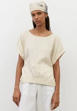 Marc O'Polo OVERSIZE CROPPED - Bluse - White | Damen