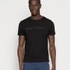 Marc O'Polo Herren T-Shirt Print - Black