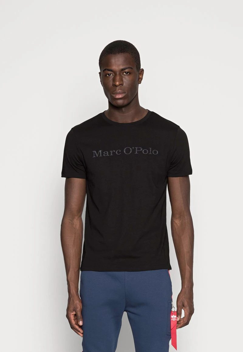 Marc O'Polo Herren T-Shirt Print - Black 1 Marc O'Polo Herren T-Shirt Print - Black