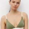 Marc O'Polo Damen Triangel BH - Khaki