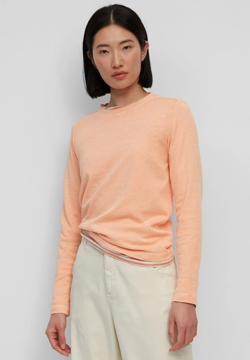 Marc O'Polo Damen LONGSLEEVE AUS HEAVY QUALITÄT - Langarmshirt - Brushed Peach 1 Marc O'Polo Damen LONGSLEEVE AUS HEAVY QUALITÄT - Langarmshirt - Brushed Peach