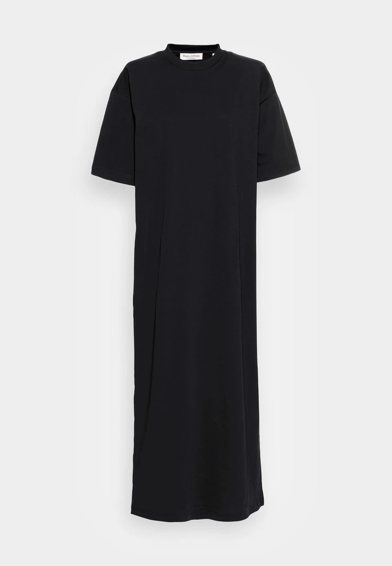 Marc O'Polo Damen DRESS ROUND NECK PRINT AT BACK - Jerseykleid - Black 4 Marc O'Polo Damen DRESS ROUND NECK PRINT AT BACK - Jerseykleid - Black – Bild 4