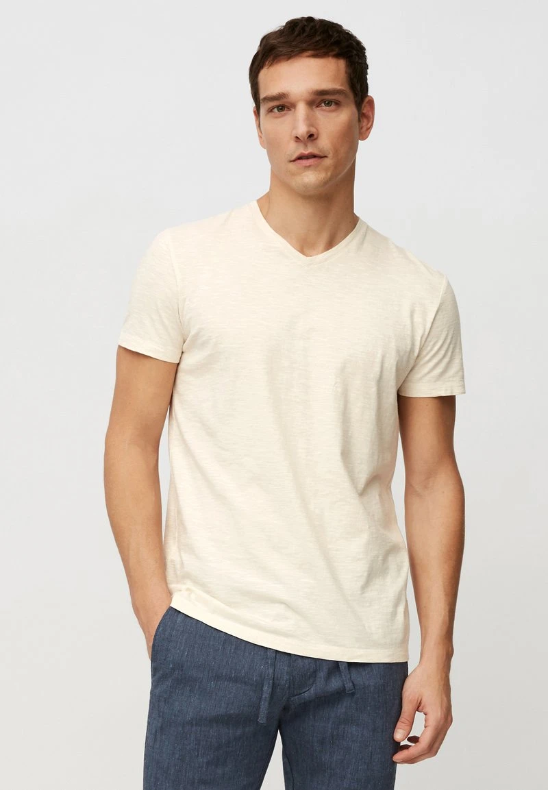 Marc O'Polo T-Shirt Basic - Multi/linen White | Herren 1 Marc O'Polo T-Shirt Basic - Multi/linen White | Herren