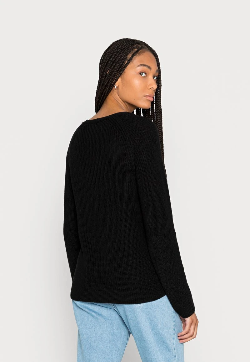 LONGSLEEVE V NECK STICH A SHAPE - Strickpullover - black Marc O'Polo Damen LONGSLEEVE V NECK STICH A SHAPE - Strickpullover - Black -Marc O'Polo Verkäufe de64cc4390754191bb73d198c2153a1c