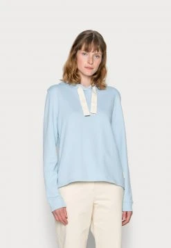 Marc O'Polo LONG SLEEVE HOODED CUFFS - Sweatshirt - Sunny Sky | Damen