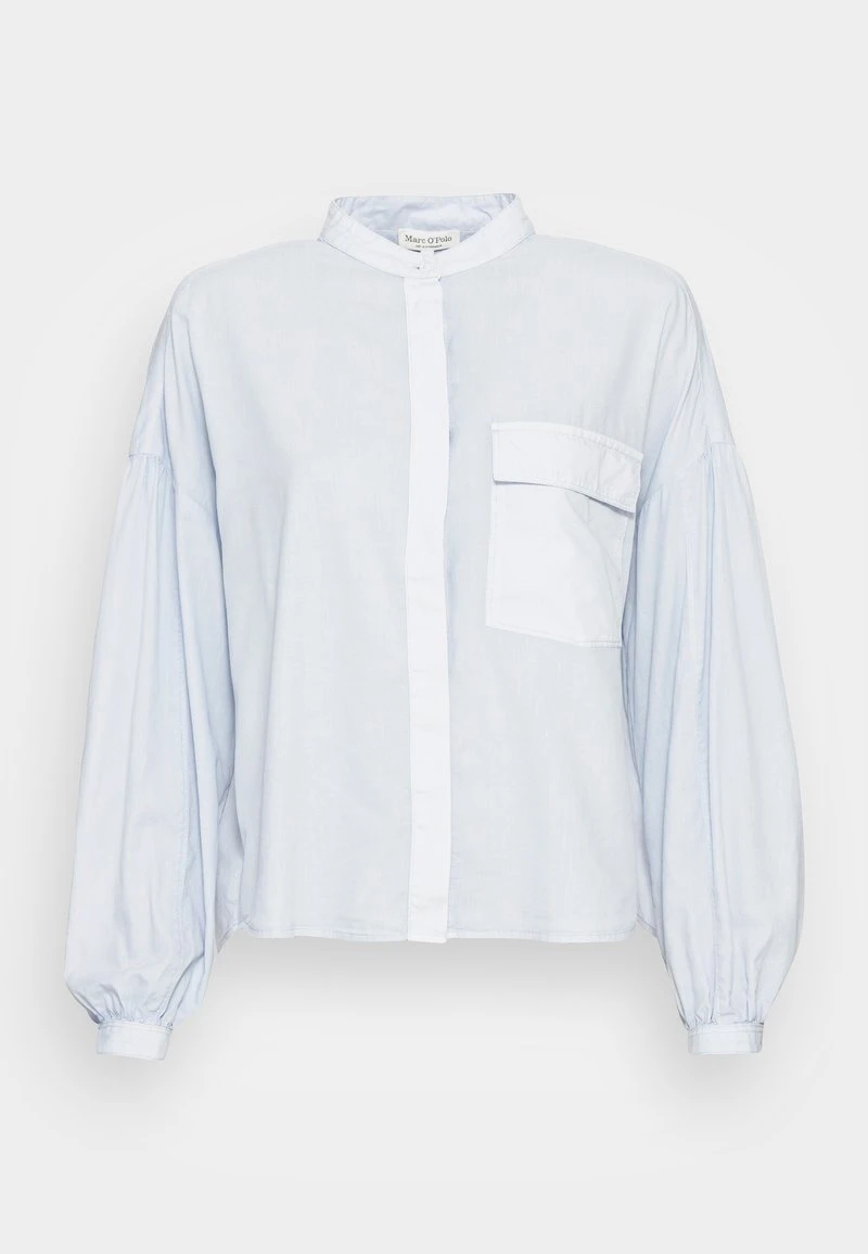 BLOUSE LONG SLEEVE STAND UP COLLAR - Bluse - morning dew Marc O'Polo BLOUSE LONG SLEEVE STAND UP COLLAR - Bluse - Morning Dew | Damen -Marc O'Polo Verkäufe df8cf223fdca44df82d57c9f04c6867b