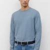 Marc O'Polo SOFTER SLUB - Langarmshirt - Stormy Sea | Herren