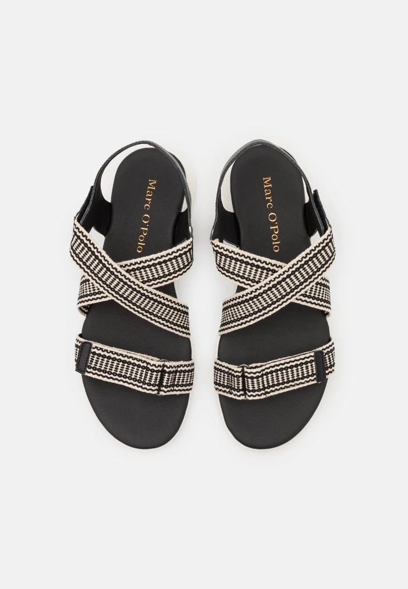 Marc O'Polo Damen VITTORIA - Riemensandalette - Black/beige 6 Marc O'Polo Damen VITTORIA - Riemensandalette - Black/beige – Bild 6