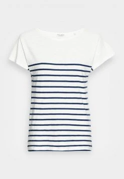 Marc O'Polo BOATNECK SHORT SLEEVE PLACED STRIPE - T-Shirt Basic - Multi/noble Blue | Damen 3 Marc O'Polo BOATNECK SHORT SLEEVE PLACED STRIPE - T-Shirt Basic - Multi/noble Blue | Damen -Marc O'Polo Verkäufe e0c9b7b56865493096bc034888999b01
