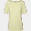Marc O'Polo SHORT SLEEVE ROUND NECK - T-Shirt Basic - Lemon Sorbet | Damen