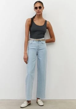 Marc O'Polo Damen ELASTISCHER - Top - Deep Sky -Marc O'Polo Verkäufe e19a43f42880418f87c7f2c0dd53a88c