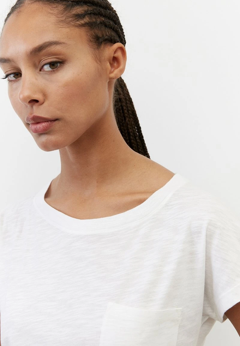 T-Shirt basic - white Marc O'Polo T-Shirt Basic - White | Damen -Marc O'Polo Verkäufe e1b09a5acb85420c8cee604afd52eddf