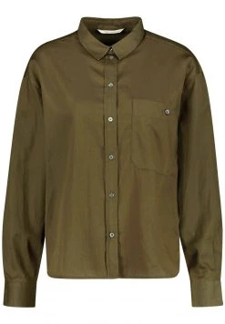 Marc O'Polo Damen Hemdbluse - Oliv