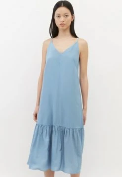 Marc O'Polo DRESS SPAGHETTI STRAPS - Freizeitkleid - Fall Sky | Damen
