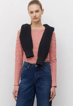 Marc O'Polo BOAT NECK - Langarmshirt - Bloody Orange | Damen