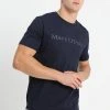 Marc O'Polo T-Shirt Print - Deep Ocean | Herren
