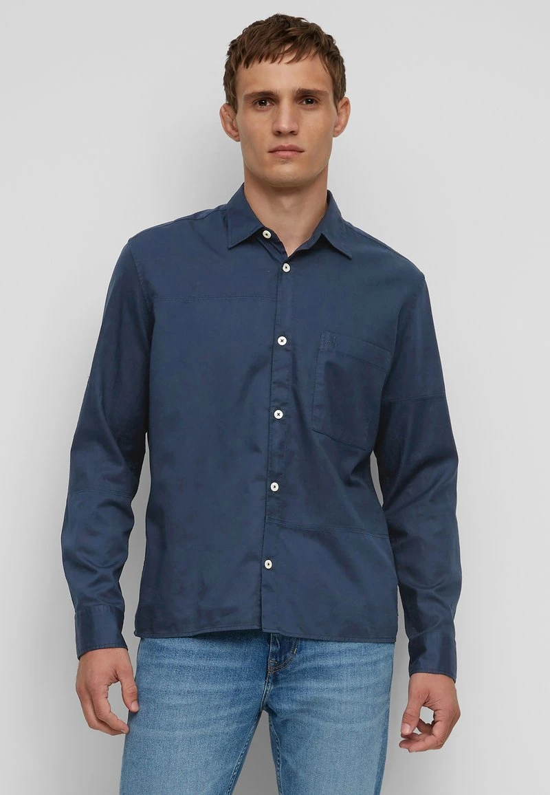 Marc O'Polo REGULAR IM LÄSSIGEN PATCHWORK-STIL - Hemd - Total Eclipse | Herren 1 Marc O'Polo REGULAR IM LÄSSIGEN PATCHWORK-STIL - Hemd - Total Eclipse | Herren
