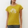 Marc O'Polo Damen T-Shirt Print - Lemon Curry
